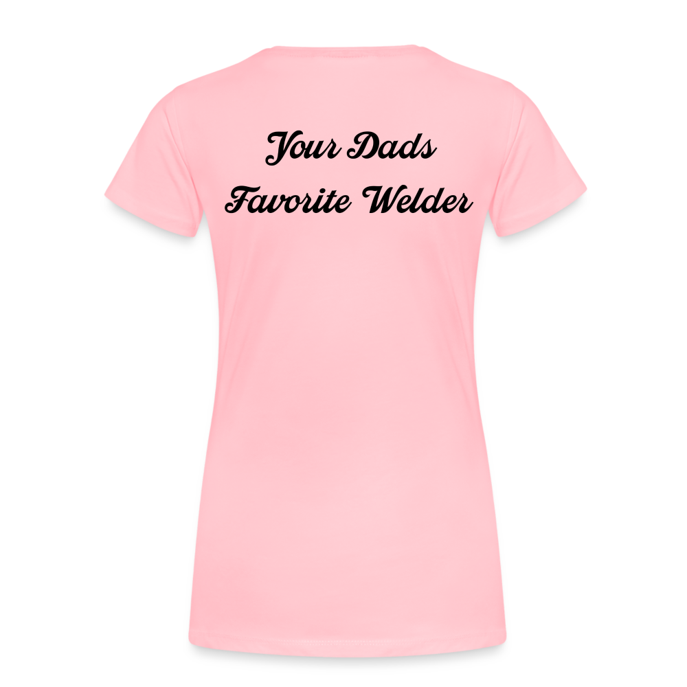 Your Dads Favorite Welder T-Shirt - pink