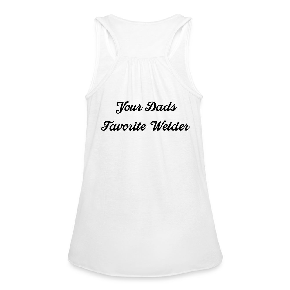 Your Dads Favorite Welder Tank Top - white