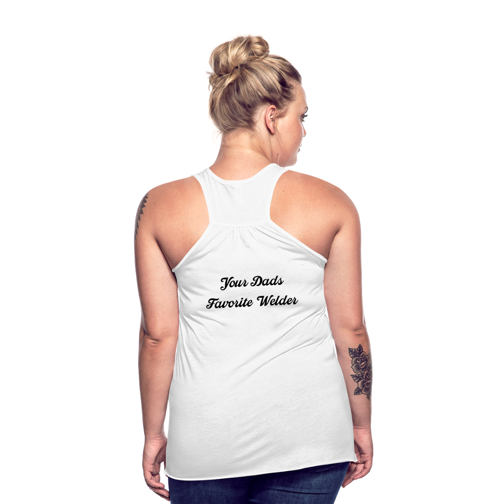 Your Dads Favorite Welder Tank Top - white