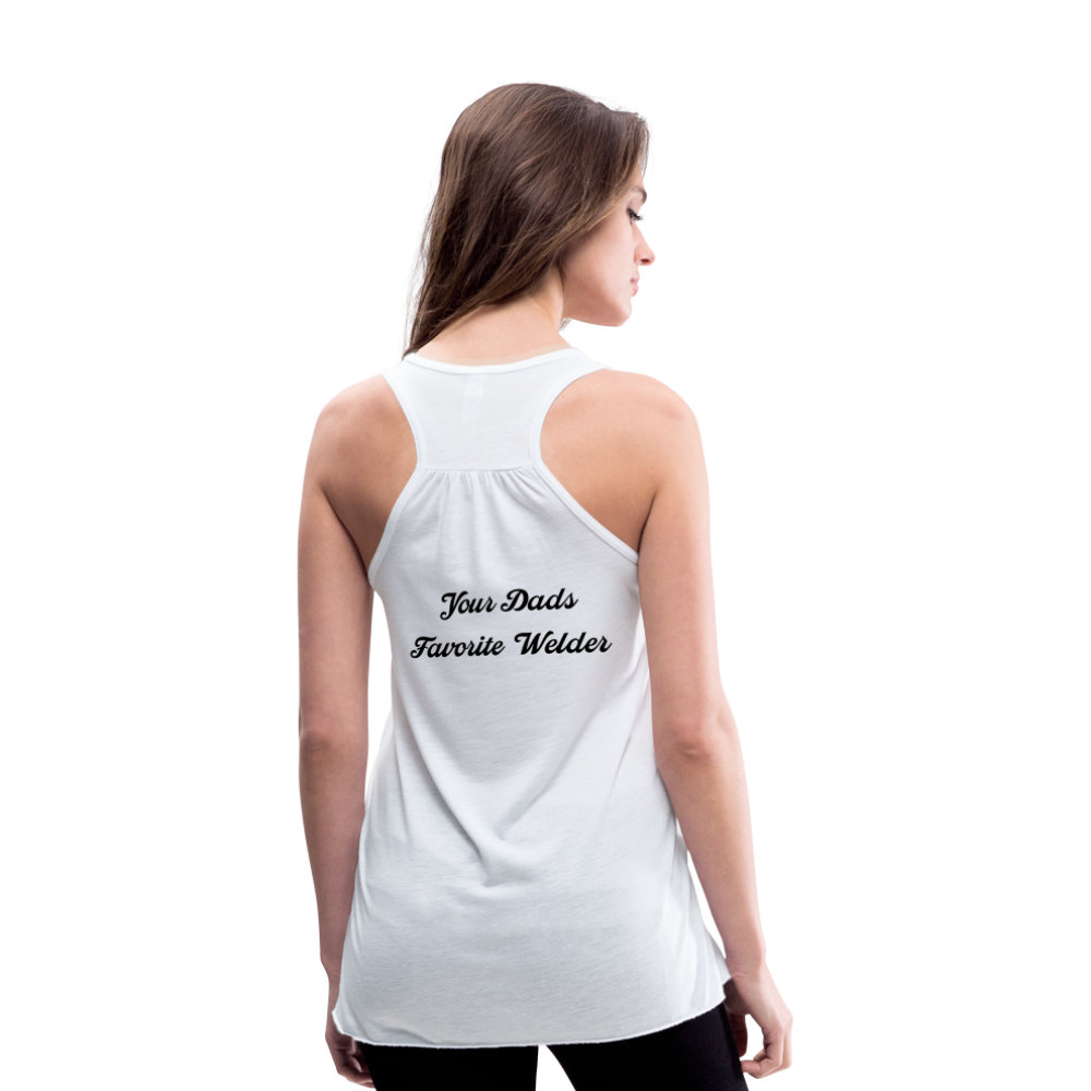 Your Dads Favorite Welder Tank Top - white