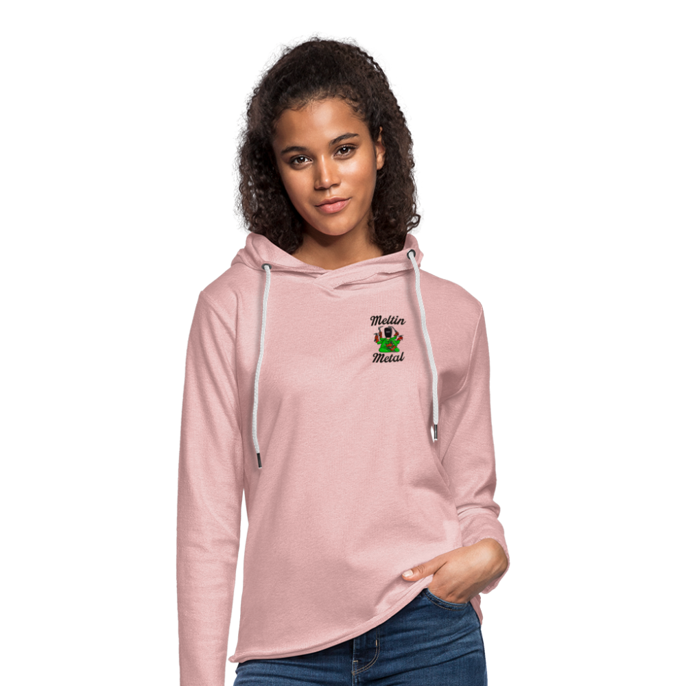 Your Dads Favorite Welder Terry Hoodie - cream heather pink