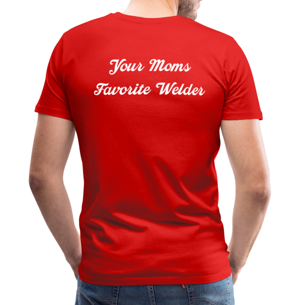 Your Moms Favorite Welder Shirt - red