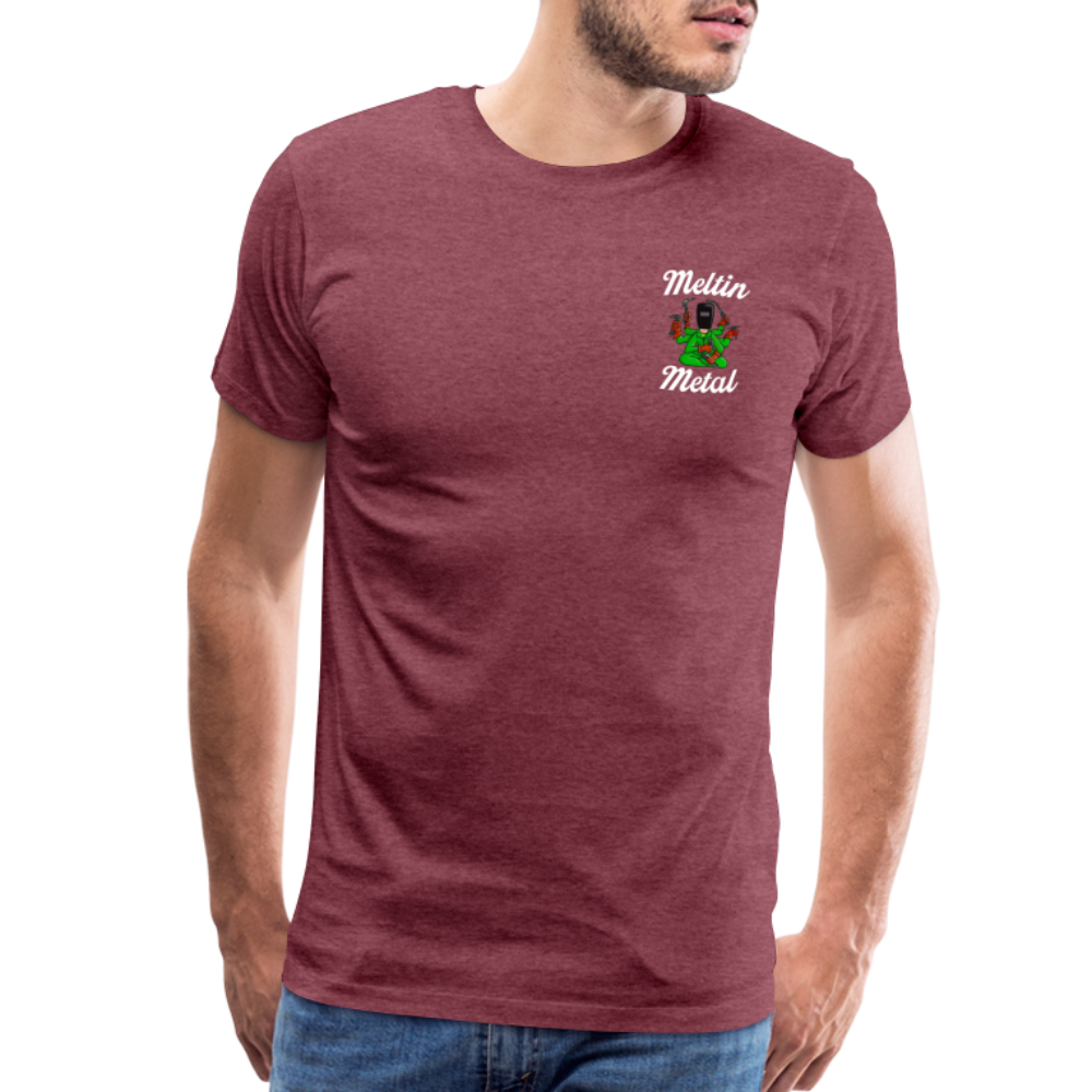 Your Moms Favorite Welder Shirt - heather burgundy